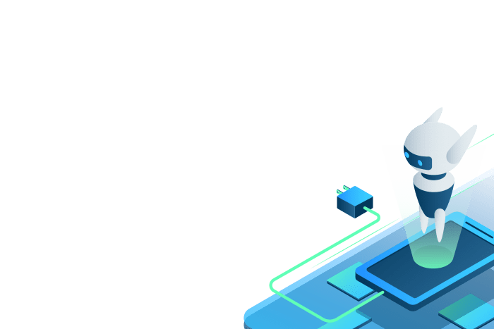 AI automation business processes illustration